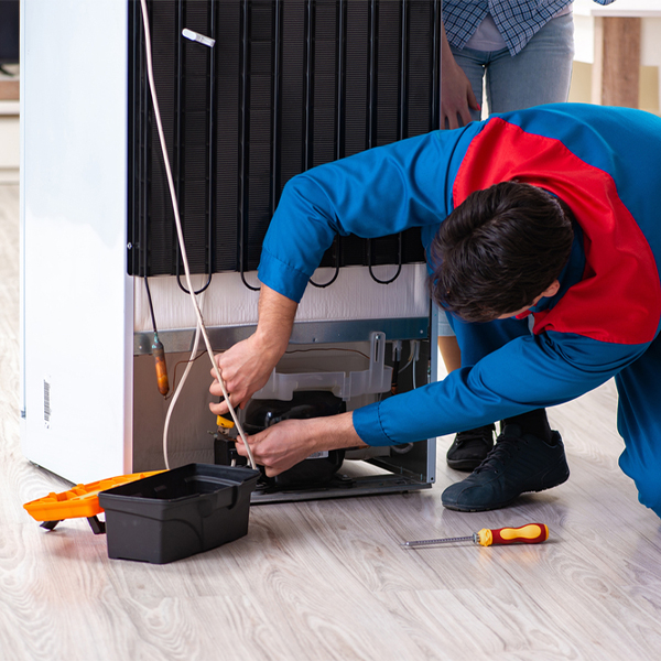 how much do you charge for refrigerator repair services in Hedgesville WV